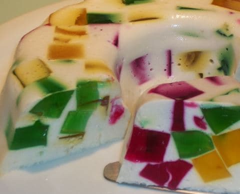 Gelatina colorida