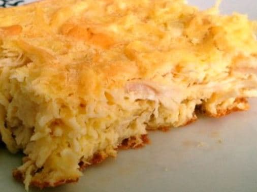 Torta de frango low carb