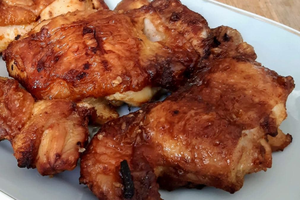 Sobrecoxa crocante na air fryer