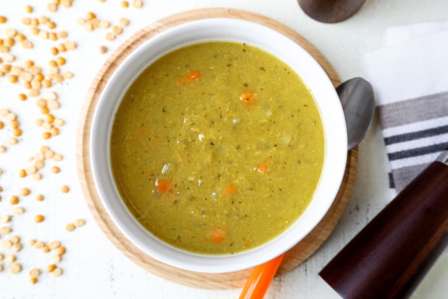 Sopa de ervilhas secas