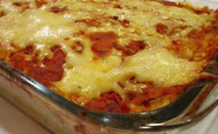 Arroz de forno à parmegiana