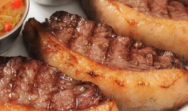 Picanha ao forno com sal grosso