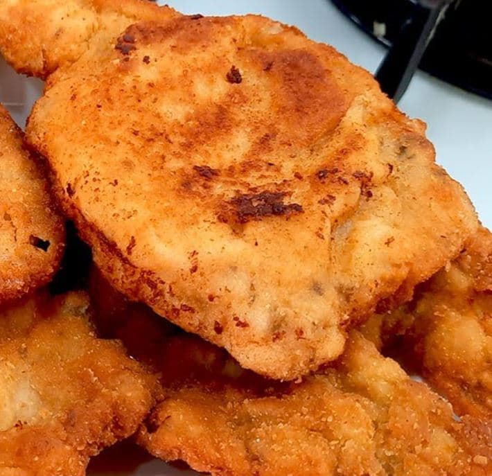 Bisteca de porco à milanesa
