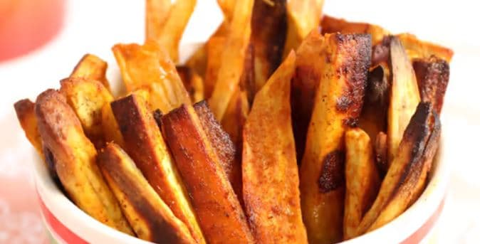 Batata-doce rústica na airfryer