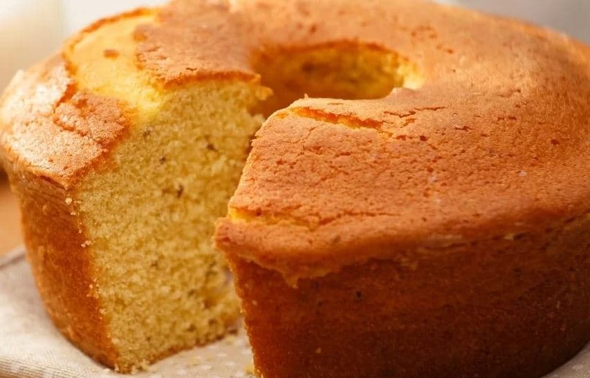 Bolo de fubá na air fryer