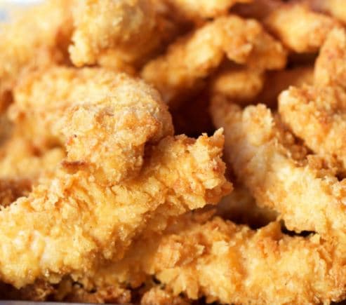 Tirinhas de frango