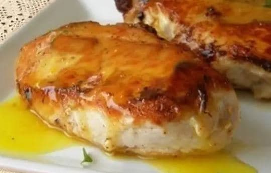 Filé de frango com mostarda e mel