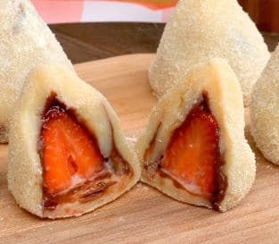 Coxinha de leite em pó