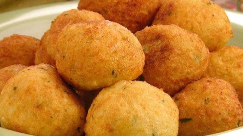 Bolinho de soja com maionese