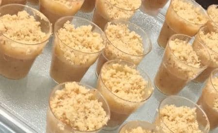 Brigadeiro de paçoca no copinho