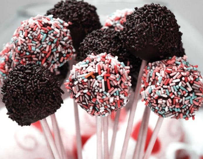 Brigadeiro no palito