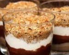 Mousse de capuccino cremoso