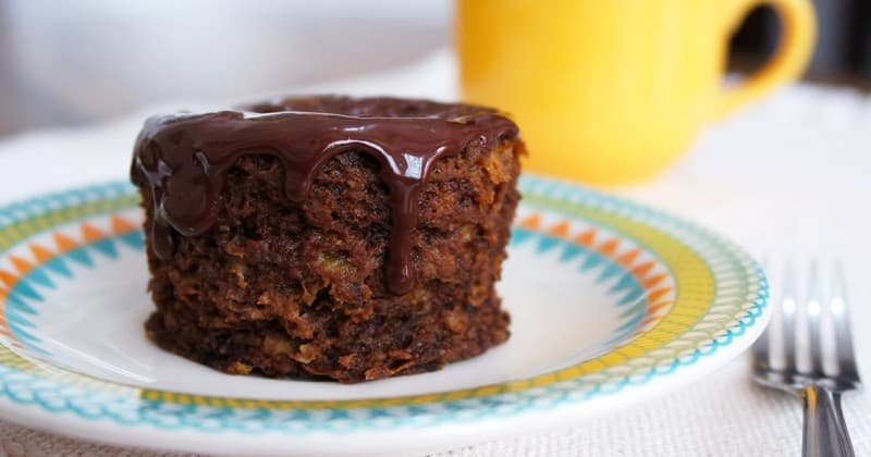 Bolo de caneca proteico