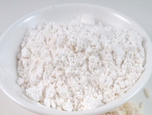 Farinha de arroz no liquidificador