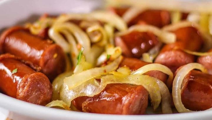 Linguiça toscana acebolada
