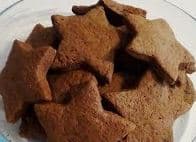 Biscoito amanteigado de chocolate com canela