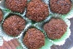Brigadeiro vegano de inhame