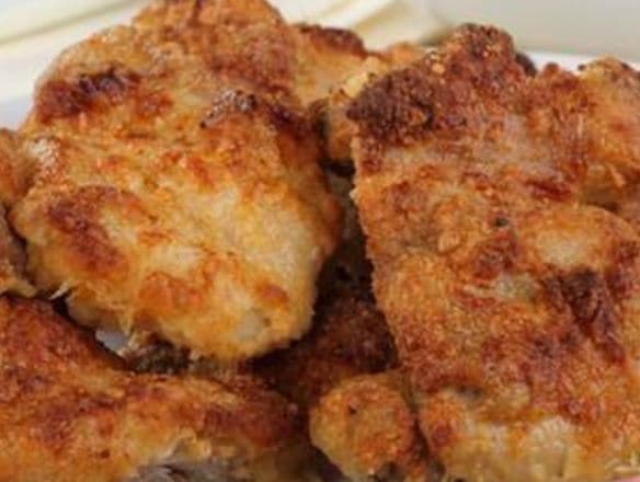 Sobrecoxa de frango crocante