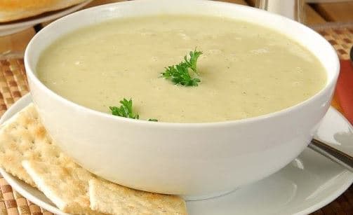 Sopa creme de palmito
