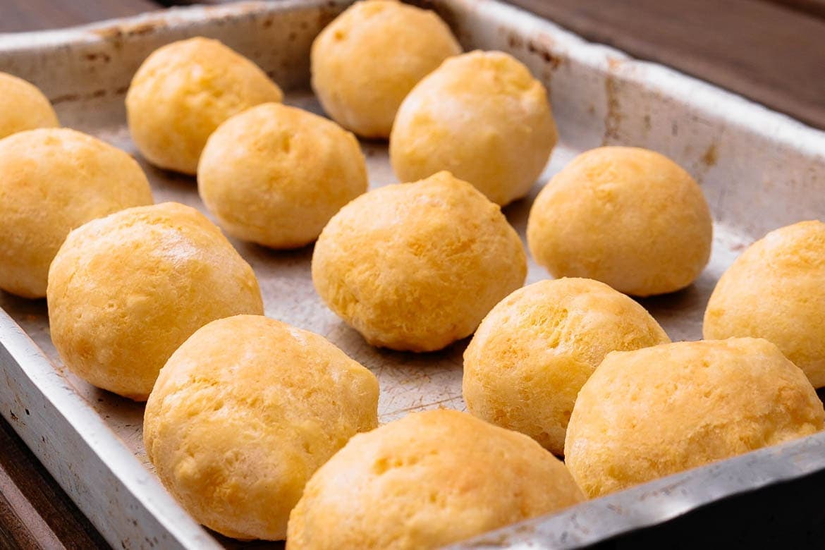 Pão de queijo light 
