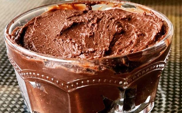 Mousse de chocolate vegano