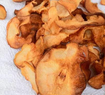 Chips de pera na airfryer